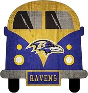Fan Creations NFL 12 Inch Team Bus Sign, Baltimore Ravens