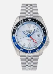 Seiko 5 Five Sports SSK029 GMT Automatic Watch Limited Edition 1000 Ice Blue