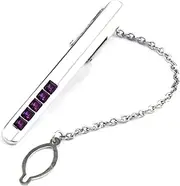[KUHBDIE] Diamond Set Tie Clip Diamond Metal Tie Clip