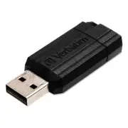 Verbatim PinStripe USB Flash Drive 16GB Black 49063