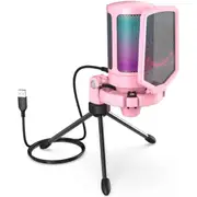 USB Gaming PC Mic for Streaming Podcasts, YouTube Video, PS4 PS5