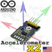 2 x 3Axis Accelerometer Sensor -Tracks Position by Motion Arduino TTL Raspberry