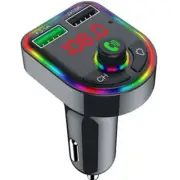 Wireless Car Bluetooth FM Transmitter Handsfree MP3 Audio USB Charger Adapter