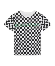 4G check-pattern T-shirt 14Y White