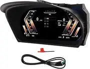 XTevu Digital Cluster, LCD Dashboard, Speedometer Display, Dash Monitor Compatible with 3 Series E90 E91 E92 E93