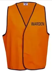 [HolyShirt HI-VIZ] SAFETY WARDEN