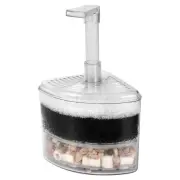 Aquarium Air Driven Corner Sponge Filter, for Fry Shrimp Nano Fish Tank, with...