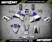 Yamaha YZ 125 1991 1992 custom graphics kit AUSSIE PRIDE style stickers Decals