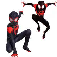 在飛比找露天拍賣優惠-【臺灣現貨】現貨 蜘蛛人服飾 cosplay邁爾斯服裝 新紀