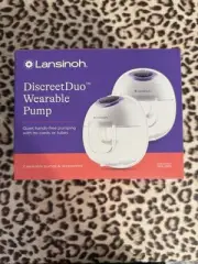 Lansinoh Discreet Duo Wearable Breast Pump Brand New "sealed in box"