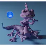 [NOT UP] MONSTERS INC IN 3D 中的 RANDALL 關節移動改變形狀超酷