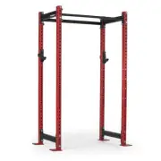 Titan Fitness T-3 Series Red Short Power Rack, 24in Depth, 1,100 LB Capacity