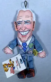 NEW FUZZU Political Parody Malarkey Joe Biden Squeeking Dog Toy (12")