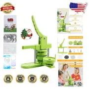 Durable Button Press Machine Kit with 100 Supplies - Perfect for Crafts & Gifts