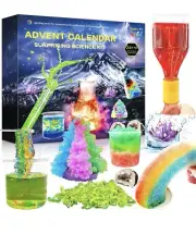 Kids Christmas Advent Calendar 2024 for Girls Boys, 24 Days Science Kits Chri...