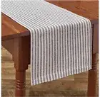 Park Designs Holiday Tree Stripe Table Runner Red/ Green / Beige Christmas 36"