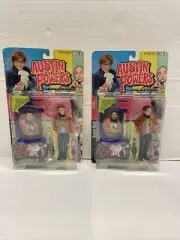 Austin Powers Scott Evil 2 Action Figures Kurt Cobain Shirt And Blurred Version