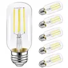 LED Light Bulbs, E26 Dimmable Vintage Chandelier LED Bulbs (4000K Netural Whi...