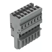 A● 10pcs WAGO 769-107 1-Conductor Female Connector 7-Pole 4,00 mm2 Gray New