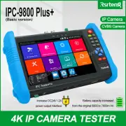 Rsrteng IPC-9800 Plus 4K Security Camera Monitor POE H.265 CVBS CCTV Tester WIFI
