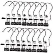 Boot Hangers Clips, 16 Pack Laundry Hooks Hanging Clips Clothes Pins 16 PACK
