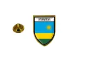 pins pin's flag national badge backpack hat shield world rwanda