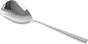 IMEEA Serving Spoon 18/10 Stainless Steel Buffet Serving Spoon Rice Spoon 8.9 Inches Large Serving Spoon for Catering