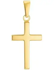 [Amor] Classic Cross Pendant In 9ct Gold