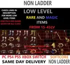 LOW LV RARE AND MAGIC ✅ PC PS4 PS5 XBOX SWITCH✅ Diablo 2 Resurrected Items D2R