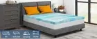 Memory Foam Bed Mattress Topper, 3 Inch Gel Infused Ventilated, 60x80 Inch Queen