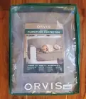 ORVIS Grip-Tight LOVESEAT 55" Wide COUCH Protector in Gray SHALE TWEED NEW