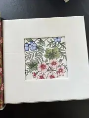 Vntg. 1983 Avon Floral Expression "FRIENDSHIP" Ceramic Tile/Trivet England -NEW!