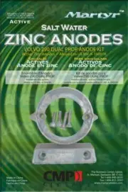 Volvo 290 Zinc Anode Kit - Martyr - CM290DPKITZ - Dual Prop Engine - *NEW*