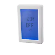 Radiant TS8100-DUAL-V Touchscreen Dual Zone Timer/Thermostat Vertical - White
