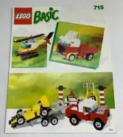 Lego Basic Manual For Set 715 Vintage NO BRICKS