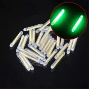 100PCS Green 1.5" Mini Glow Sticks Fishing Light For Night Golfing Fishing Party