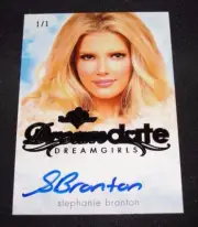 2017 Benchwarmer STEPHANIE BRANTON Dreamgirls DREAM DATE Black Foil Auto #1/1