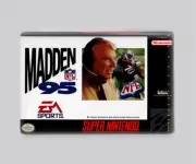 MADDEN NFL 9 / SNES - 2"x3" FRIDGE MAGNET (retro super nintendo