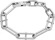 Fossil Women's Sterling Silver or Silver-Tone Stainless Steel Chain Bracelet for Women