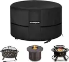 Fire Pit Cover Round, Waterproof Outdoor Firepit Covers round for 22-36 Inches 6
