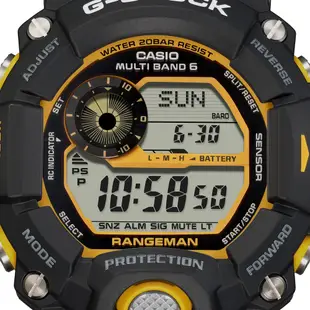 CASIO 卡西歐 G-SHOCK MASTER of G 極限運動太陽能登山錶-GW-9400Y-1