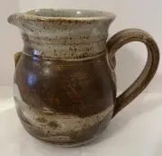 Vintage Kelso Brown/Off-White Creamer Stoneware - Scotland