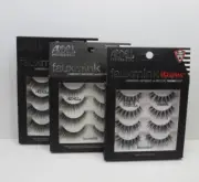 ARDELL 4 PAIRS OF FAUX MINK WISPIES EYELASHES & 8 PAIRS FAUXMINK EYELASHES