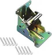 4 * 90 Degree Folding Table Leg Brackets Self Lock Foldable Hinge DIY Heavy Load, Cold Rolled Plate Construction, 2.68x2.48 Inch