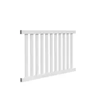 BARRETTE OUTDOOR LIVING Fence Panel 4?x 6? (Unassembled) Vinyl Picket in