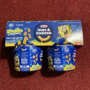 Kraft Mac and Cheese with SpongeBob SquarePants, 1.9 oz, 4 Cups