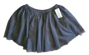 Cat & Jack Girls XL 14/16 Black Sparkle Full Skirt Sparkly Mini Holiday $18
