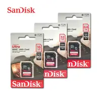 在飛比找蝦皮購物優惠-SANDISK Ultra SD C10 UHS-I 讀取1