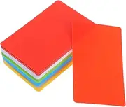 Operitacx 60pcs Plastic Cards Blank Business Cards for Custom Printing for Networking Events Clients Employees Stationery