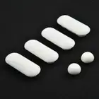 Efficient Toilet Lid Accessories Cushioning Bumpers White Color Scheme